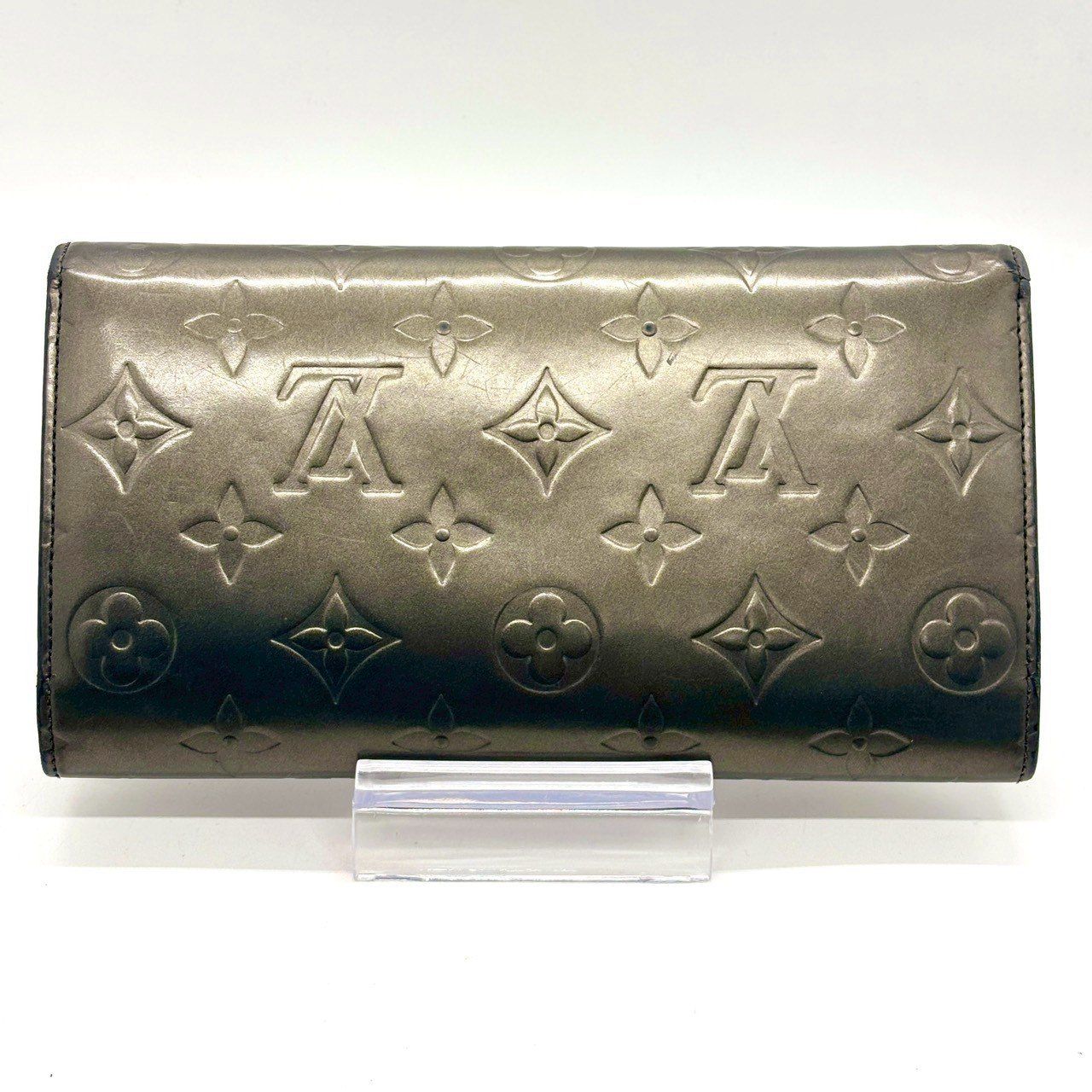 静かに輝くメタリック】 LOUIS VUITTON ルイヴィトン 長財布