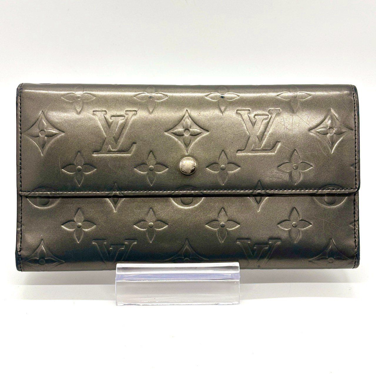 静かに輝くメタリック】 LOUIS VUITTON ルイヴィトン 長財布