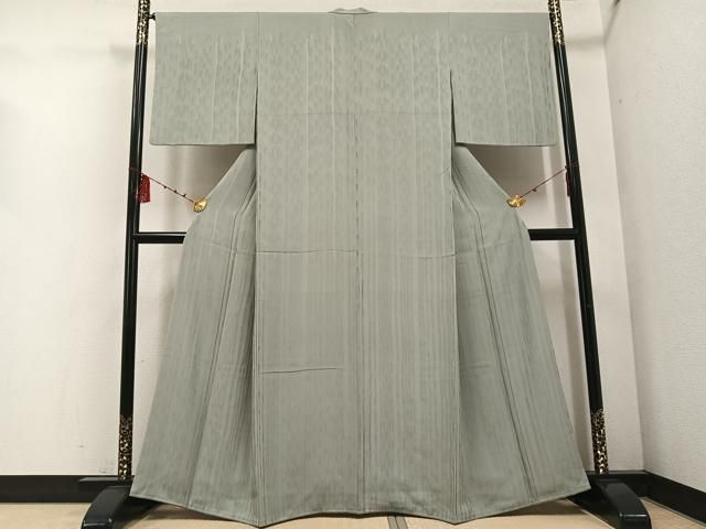 平和屋着物○無地絵羽訪問着 木賊地紋 色無地 蕎麦切色 正絹 逸品