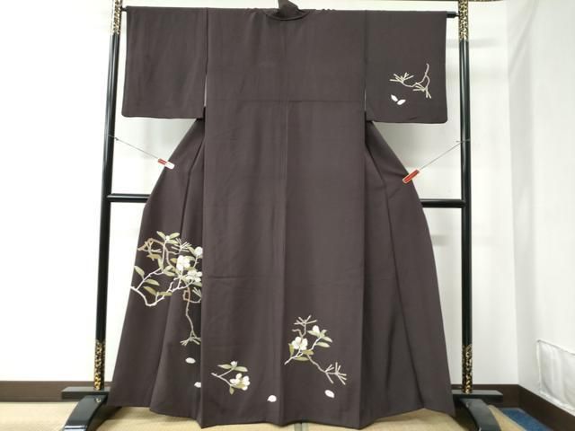 平和屋着物●訪問着　枝花文　金彩　正絹　逸品　CAAZ3749yc 平和屋着物○訪問着 枝花文 金彩 正絹 逸品 CAAZ3749yc - メルカリ