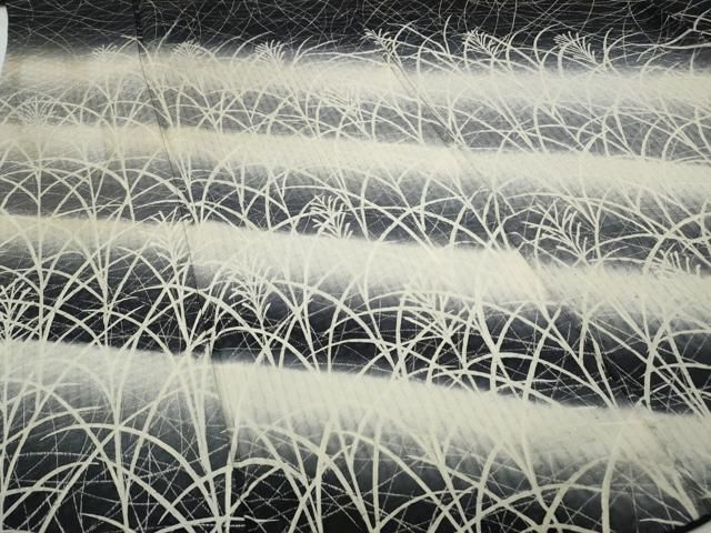 平和屋着物○訪問着 すすき 暈し染め 正絹 逸品 CABA8061ut - メルカリ