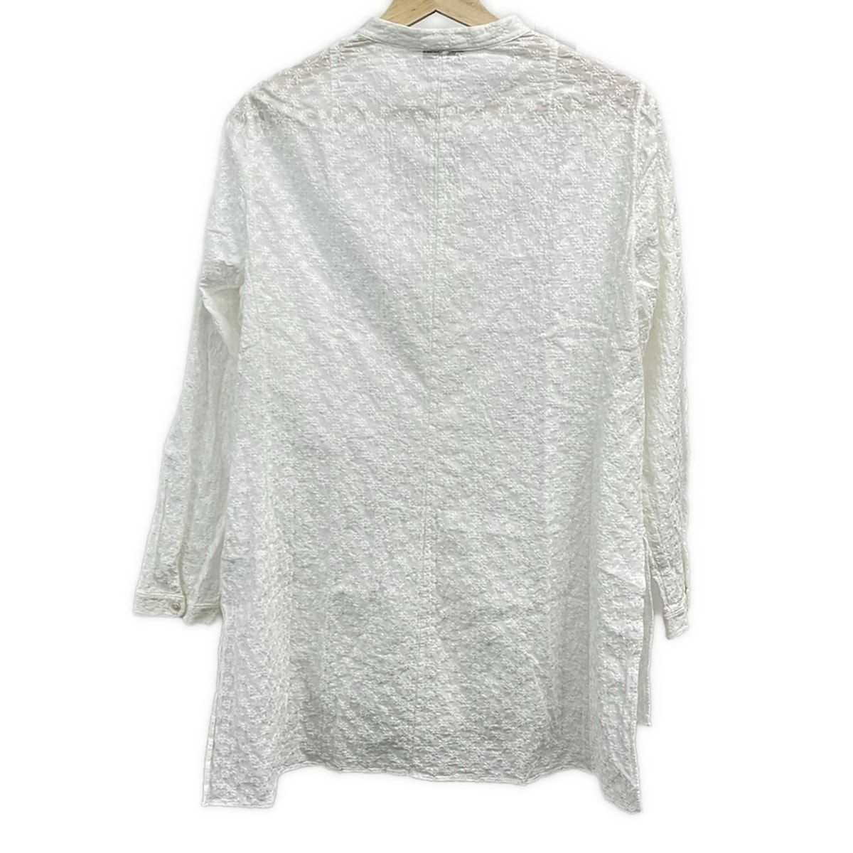 AKRIS アクリス 長袖シャツブラウス サイズ42 L レディース - 白