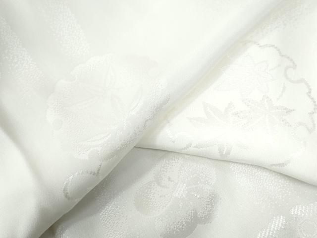 平和屋着物 長襦袢 無双仕立て 雪輪舞桜地紋 正絹 yc