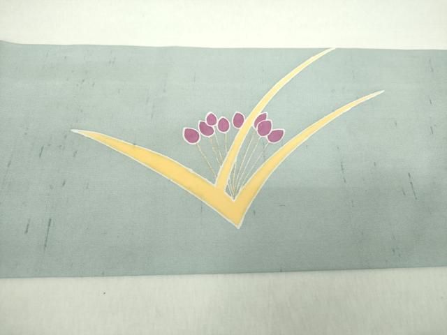 平和屋着物○石川県指定無形文化財 牛首紬 白山工房 手織り 九寸名古屋