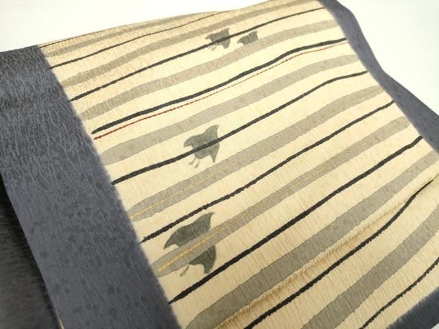 平和屋着物 ワンタッチつけ帯 千鳥 金彩 やまと誂製 正絹 ps