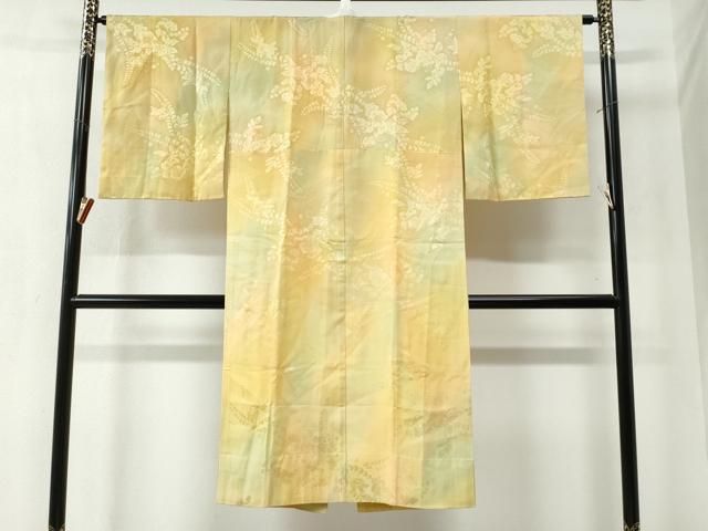  平和屋着物 長襦袢 無双仕立て 辻が花地紋 暈し染め やまと誂製 正絹 yc 長襦袢 長襦袢 半襦袢