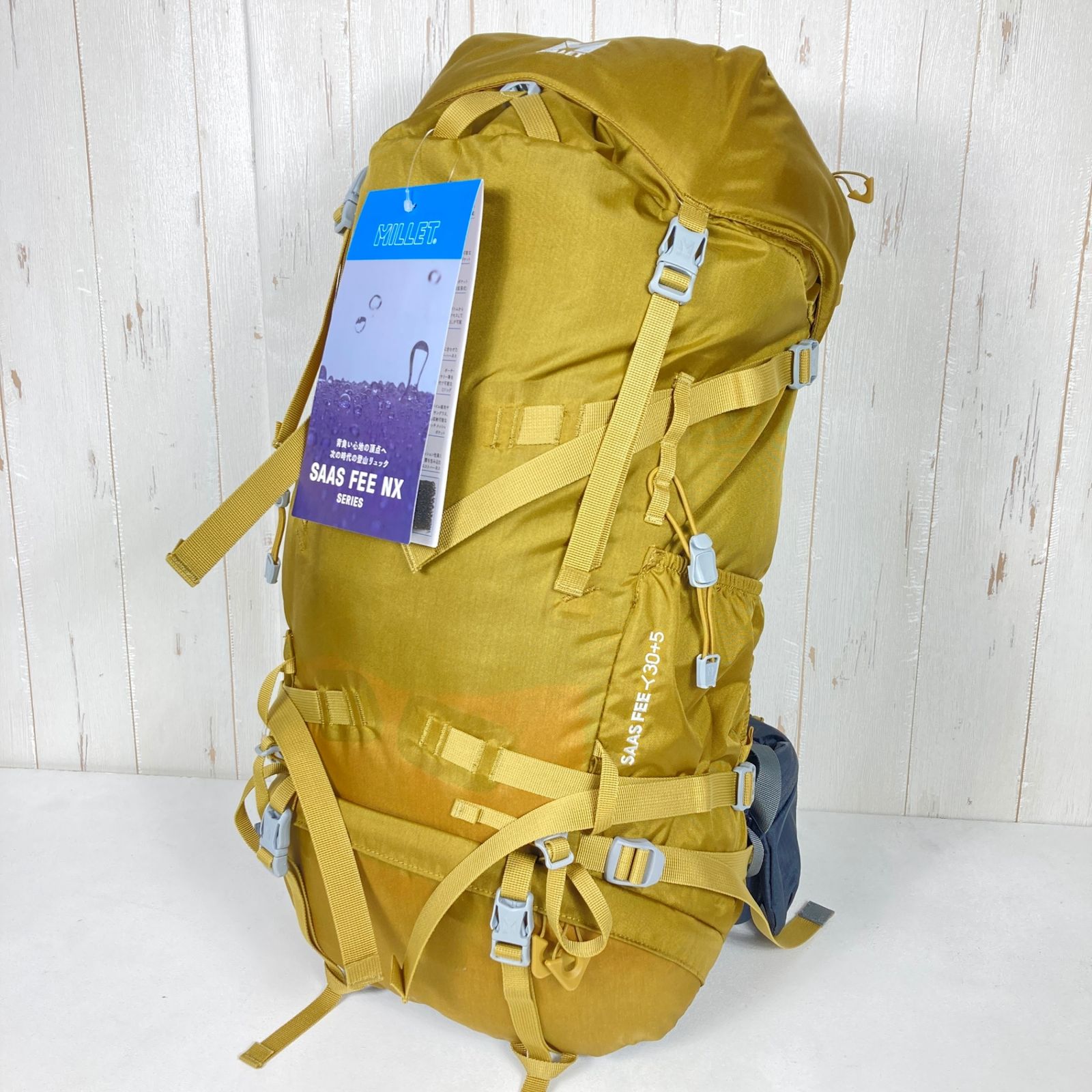 Women s ベージュ系 Millet ミレー サース フェー NX 30 5 SAAS FEE ナイロン バッグ ストレージ バックパック 容量 L～54 L z