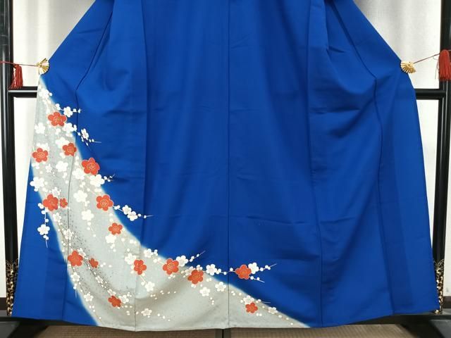 平和屋着物▽訪問着　単衣　梅　金彩　洗える着物　AABD0430fy 平和屋着物▽訪問着 単衣 梅 金彩 洗える着物 AABD0430fy - メルカリ