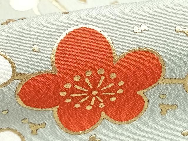 平和屋着物▽訪問着　単衣　梅　金彩　洗える着物　AABD0430fy 平和屋着物▽訪問着 単衣 梅 金彩 洗える着物 AABD0430fy - メルカリ