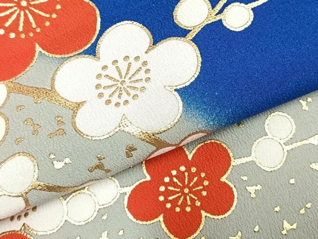 平和屋着物▽訪問着　単衣　梅　金彩　洗える着物　AABD0430fy 平和屋着物▽訪問着 単衣 梅 金彩 洗える着物 AABD0430fy - メルカリ