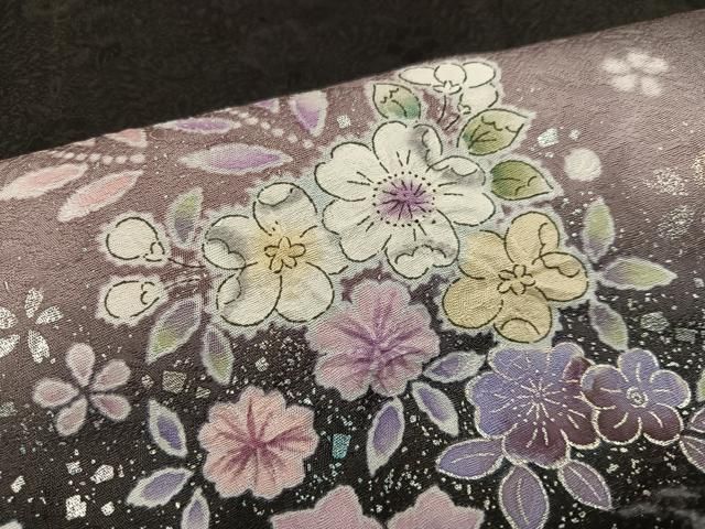 平和屋着物○越後十日町の一流染匠 桐屋・翠山工房 訪問着 辻が花 絞り