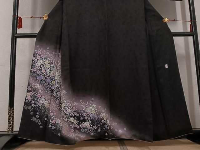 平和屋着物○越後十日町の一流染匠 桐屋・翠山工房 訪問着 辻が花 絞り