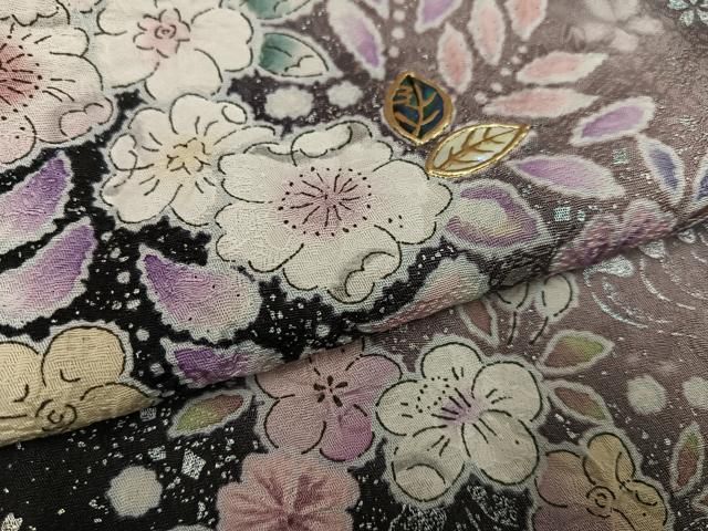 平和屋着物○越後十日町の一流染匠 桐屋・翠山工房 訪問着 辻が花 絞り