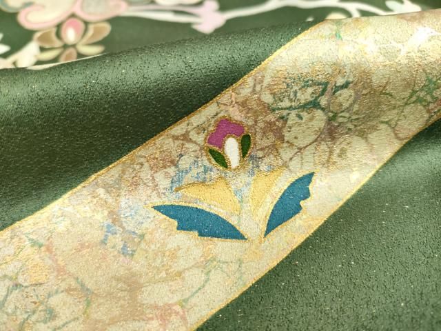 平和屋着物○金彩友禅作家 金彩の魔術師 堀省平 金煌