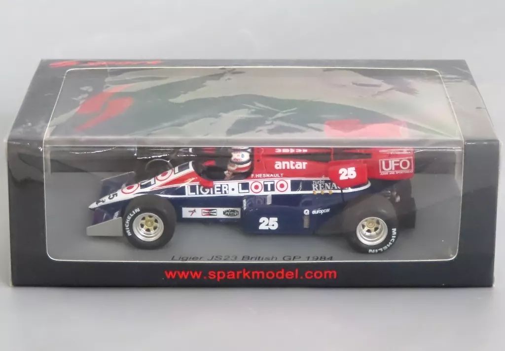 ミニカー 1 43 Ligier JS 23 25 British GP 1984 Francois Hesnault S 7418