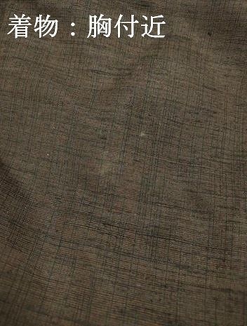 平和屋着物●男性 雪風紬 アンサンブル 霞文 さが美扱い 反端付き 正絹 fe