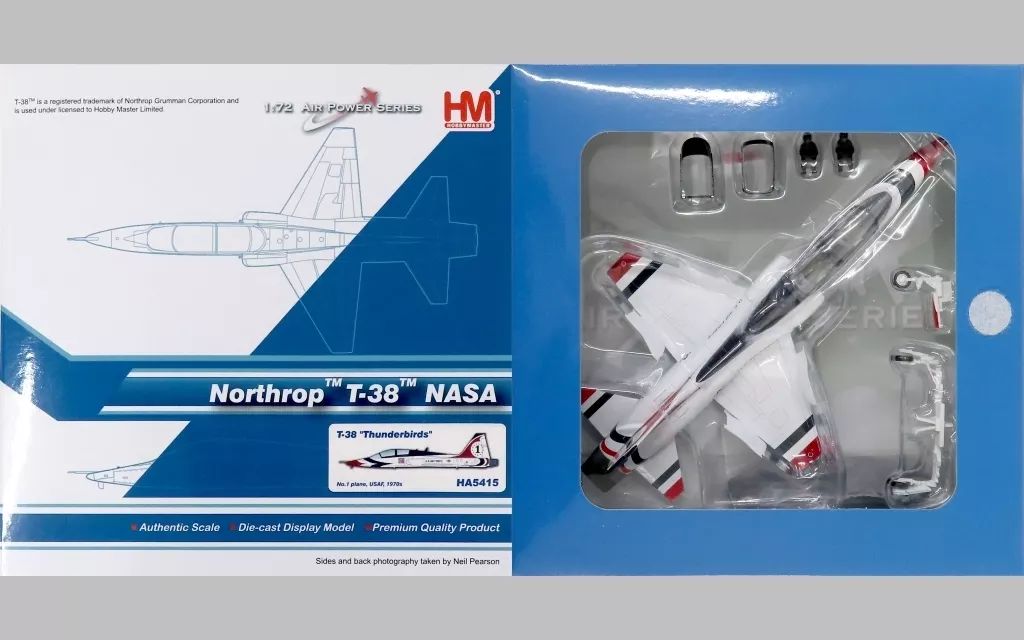 ミニカー 1 72 T-38 Thunderbirds No.1 plane. USAF. 1970 s HA 5415