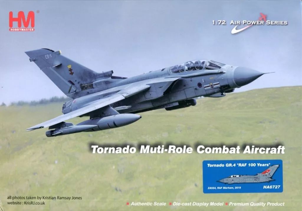 ミニカー 1 72 Tornado GR 4 RAF 100 Years ZA 554 Marham 2018 HA 6727
