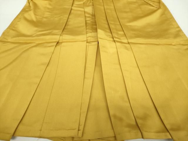 平和屋着物●男性 馬乗袴 色無地 芥子色 ps