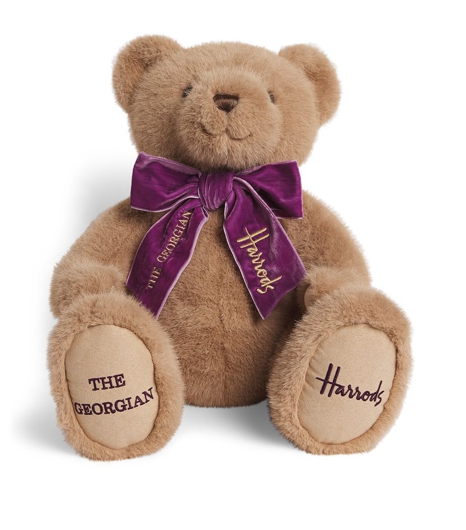【お顔が選べる☆限定テディベア】新品　英国Harrods The Georgian『ザ・ジョージアン』テディベア　ティールームベア　 座高34cm　Harrods百貨店175周年記念　日本未発売