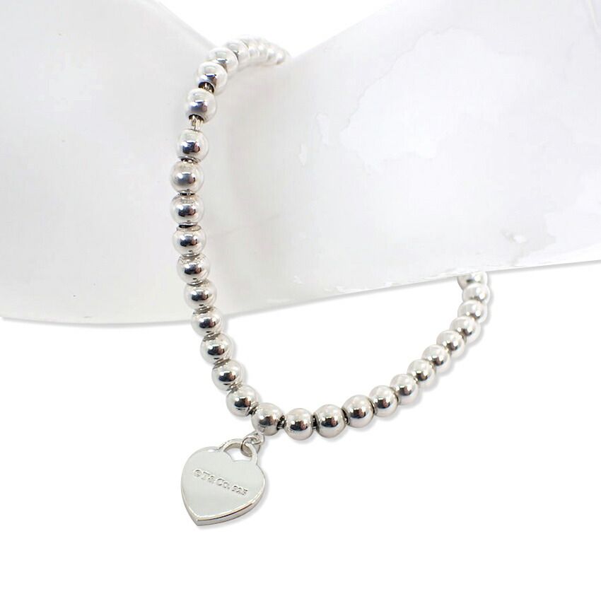 ティファニー 925 ハートタグ ブレスレット//j97-5 - メルカリ