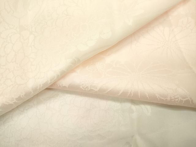 平和屋着物 振袖用長襦袢 無双仕立て 花車地紋 暈し染 正絹 fe