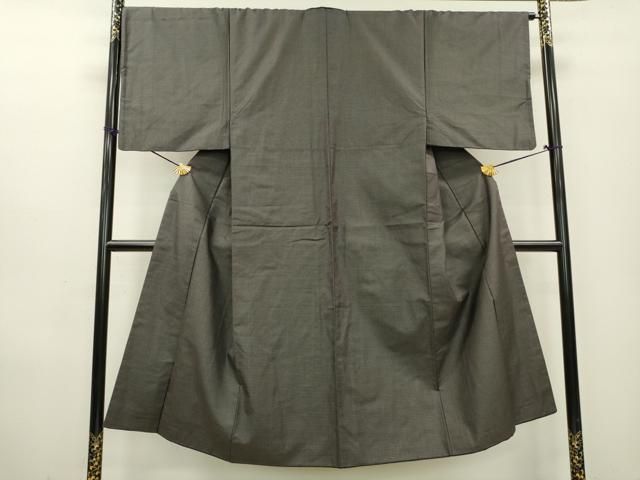 平和屋着物●男性 紬 アンサンブル 100亀甲 総詰め 正絹 fe