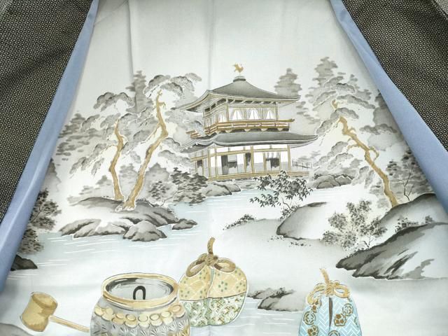 平和屋着物○本場大島紬 袖なし羽織セット 100亀甲 総詰め 正絹 逸品