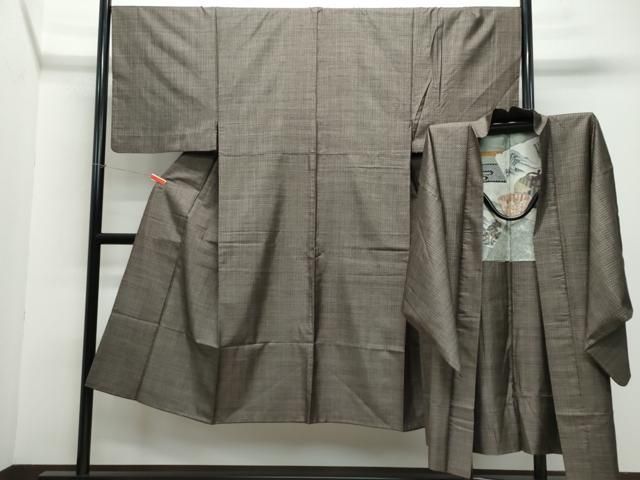 平和屋着物 男性 本場大島紬 アンサンブル 西郷柄 正絹 vf