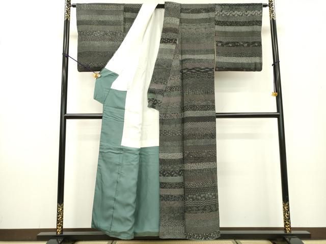 平和屋着物□江戸小紋 伝統工芸士 染谷梅治 百柄 正絹 逸品 AAAP8603ma