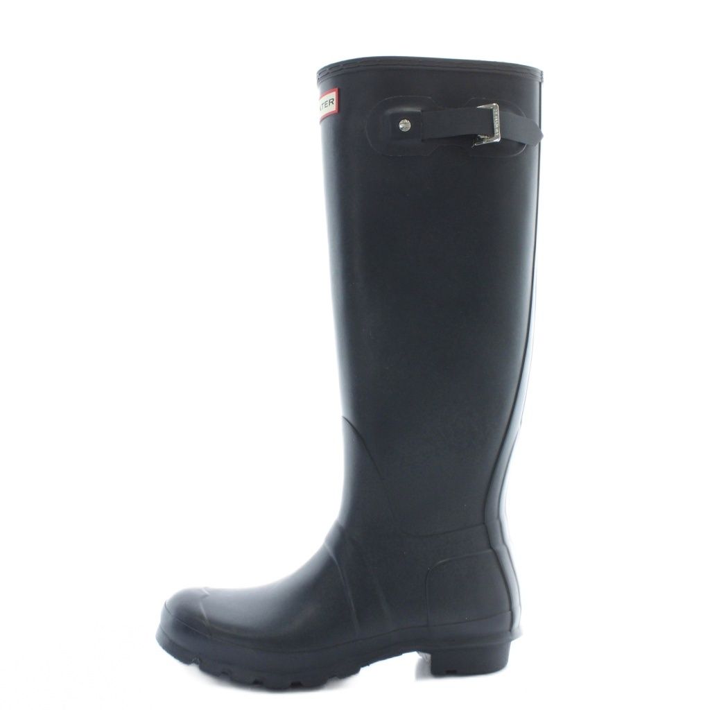 ハンター HUNTER オリジナルトール TALL 長靴 レインブーツ ロング ベルト ロゴ US 8 25 cm 紺 ネイビー |XZ GY 18