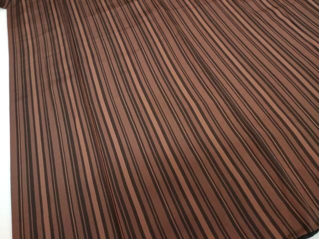平和屋着物＊夏物　小紋　紗紬　変わり縞　正絹　逸品　DABA4449az 平和屋着物＊夏物 小紋 紗紬 変わり縞 正絹 逸品 DABA4449az 【公式通販】