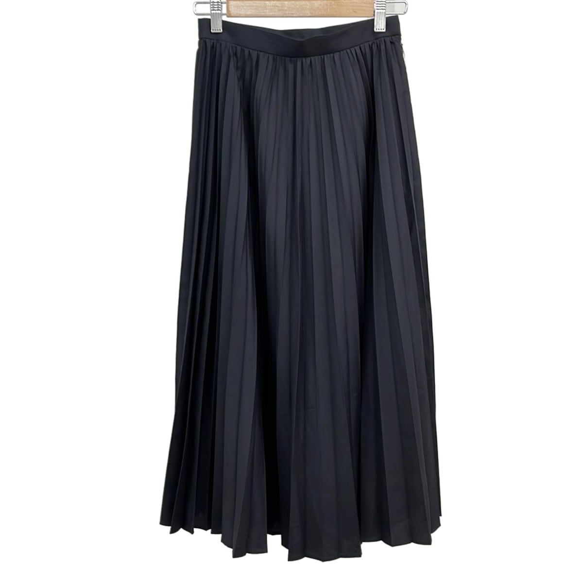 fmさまエンフォルド ENFOLD プリーツロングスカート 黒36 ENFOLD(エンフォルド) ロングスカート サイズ36 S レディース - ダーク