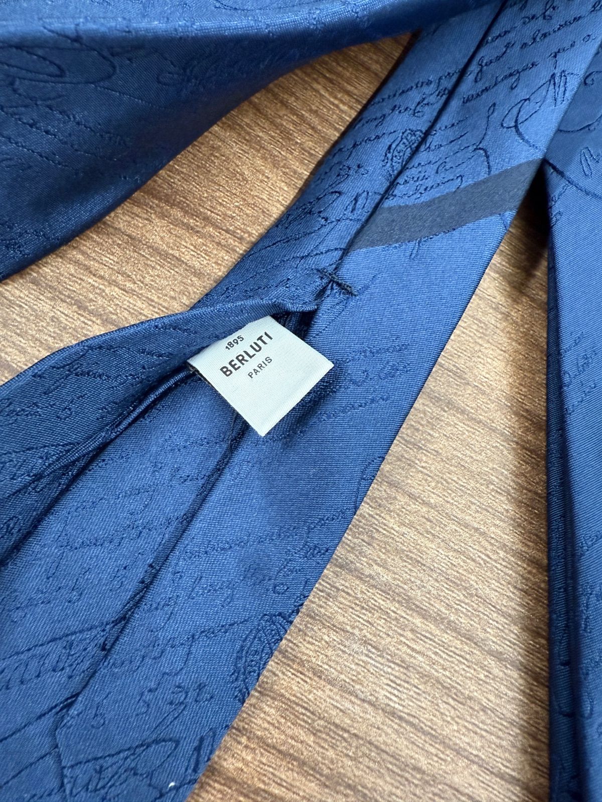 BERLUTI【ベルルッティ】 ネクタイ カリグラフィー メンズ ビジネス