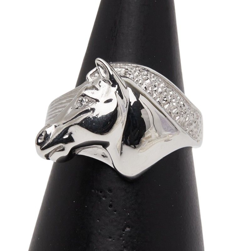 馬 ホース モチーフ Pt 900 プラチナ レディース 1-0240891