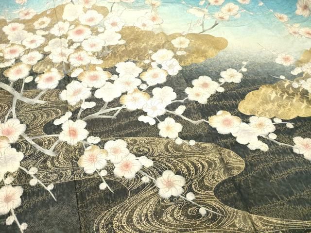 平和屋着物○豪華振袖 絞り 辻が花 金彩 金通し地 正絹 逸品