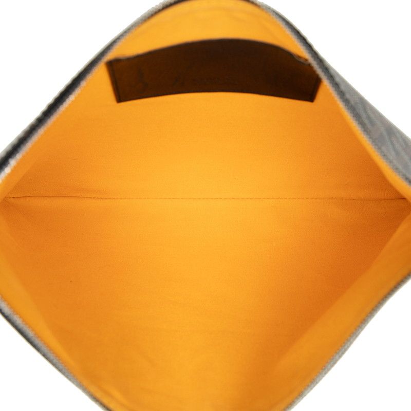  ゴヤール セナMM ブラウン ホワイト PVC レディース GOYARD 247-43497 クラッチバッグ バッグ