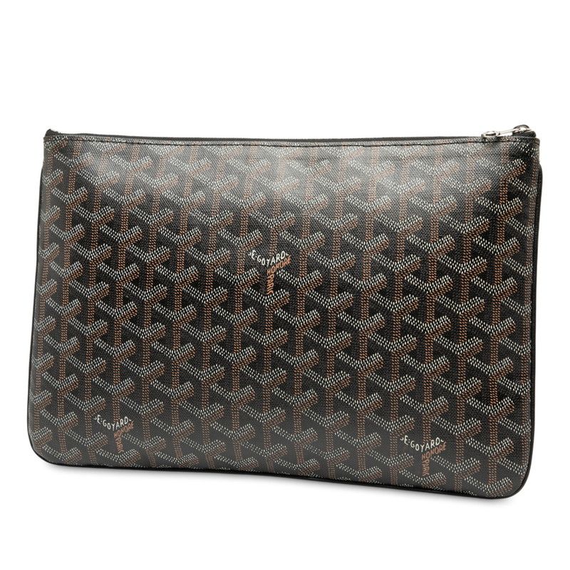 ゴヤール セナMM ブラウン ホワイト PVC レディース GOYARD 247-43497