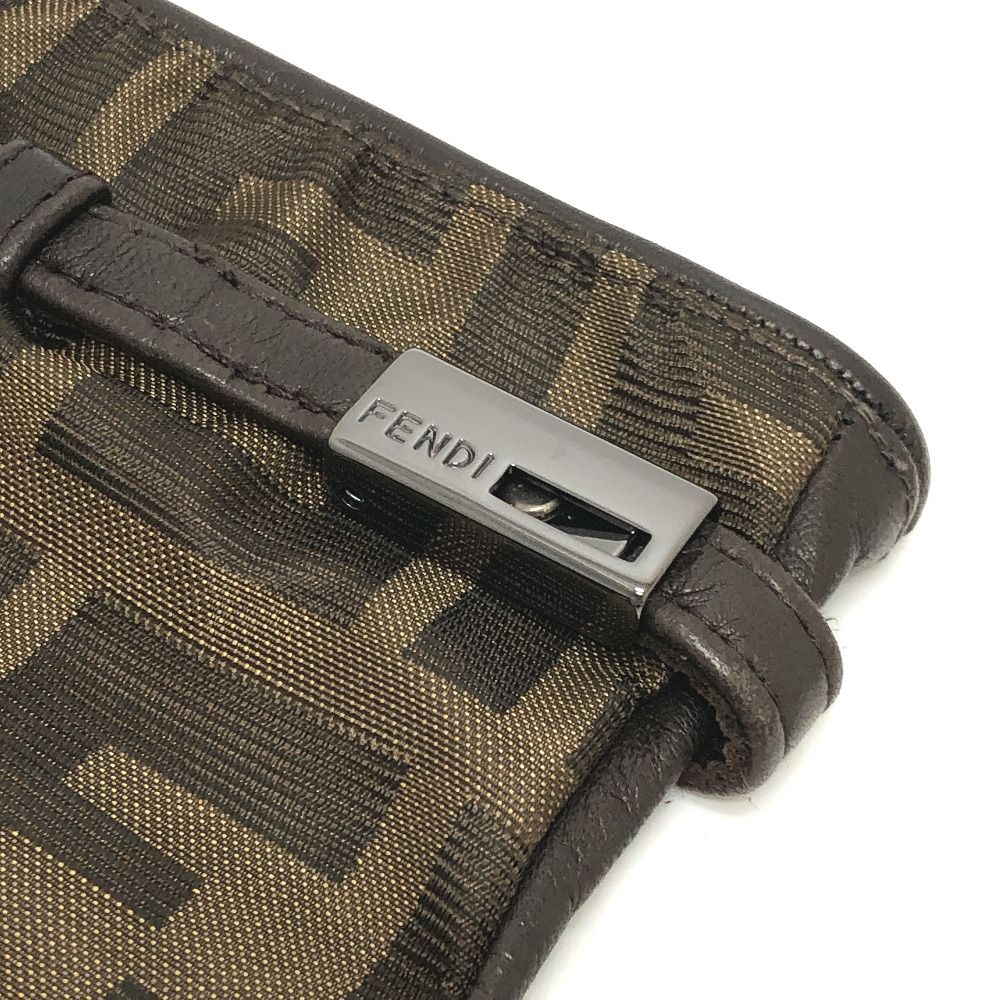  FENDI フェンディ 手袋 ズッカ柄 FFロゴ キャンバス ブラウン 手袋 アームカバー 小物