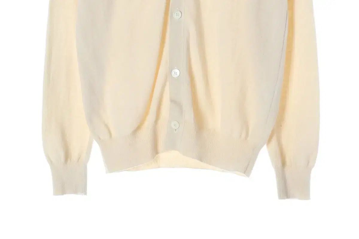 コム・デ・ギャルソン PLAY 白 ハート ニット カーディガン クリーム
