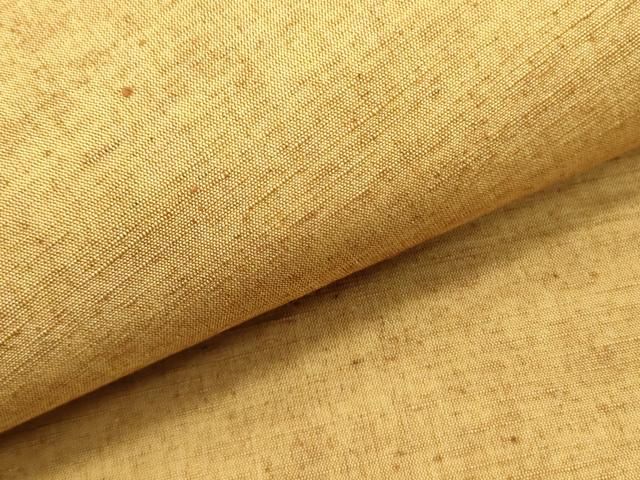 平和屋着物 九寸名古屋帯 結城紬 飴色 証紙付き 正絹 op