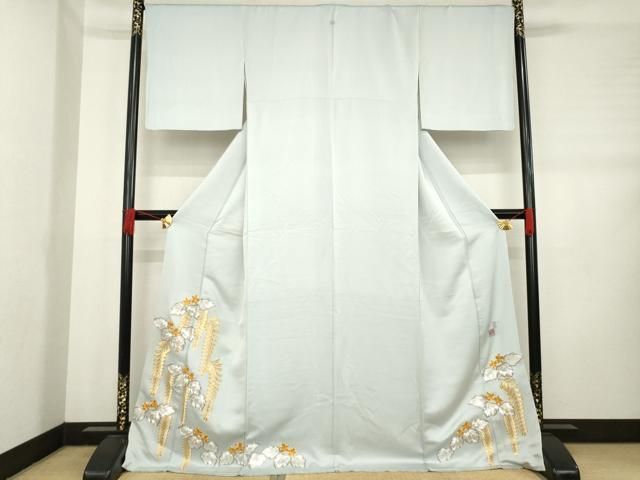 平和屋着物○国際的伝統工芸作家 十二代・藤林徳扇 苑寿 色留袖 総駒