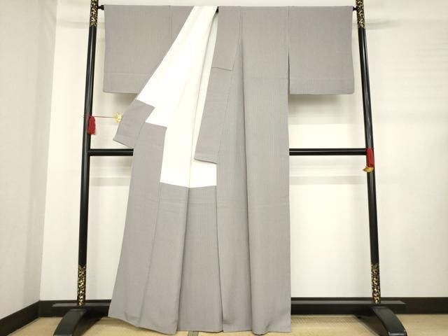 平和屋着物●上質な小紋　縞　正絹　逸品　AABD4346ck 平和屋着物○上質な小紋 縞 正絹 逸品 AABD4346ck - メルカリ