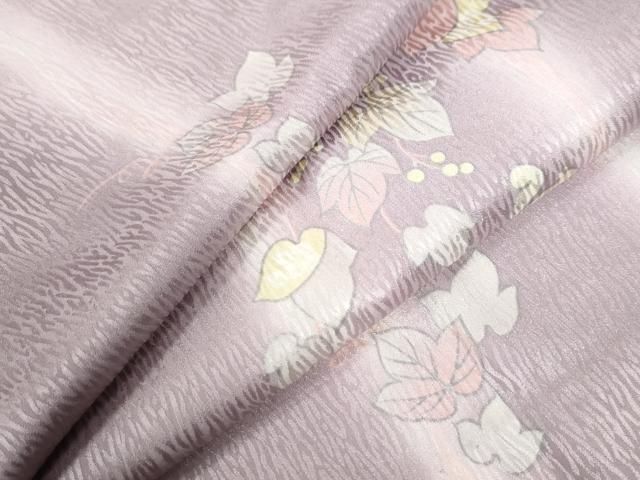 平和屋着物 長襦袢 無双仕立て 南天蔦の葉文 暈し染め やまと誂製 正絹 yc