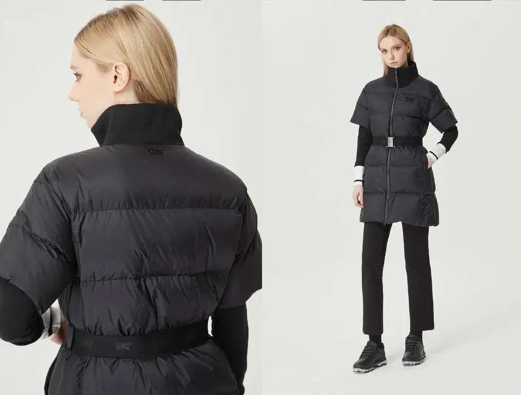 PXG ゴルフ ウェア レディース ダウンジャケット ダウンベスト 2way