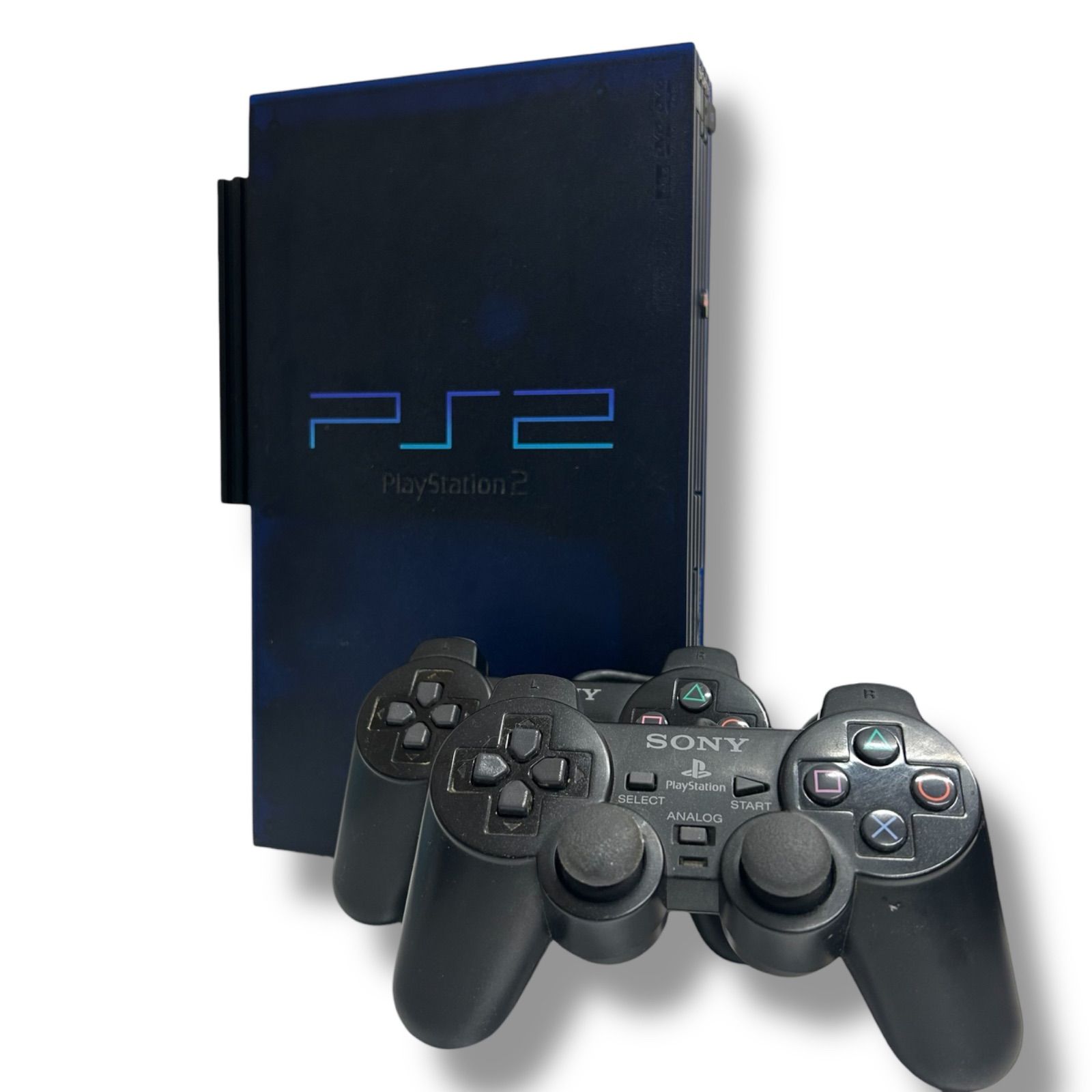 SONY PlayStation2 SCPH-50000MB ミッドナイトブルー クリア - メルカリ