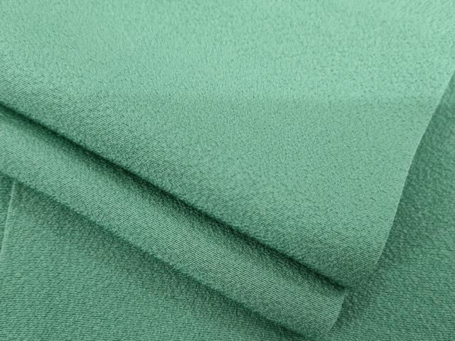 平和屋着物●上質な色無地 青鈍色 正絹 ck