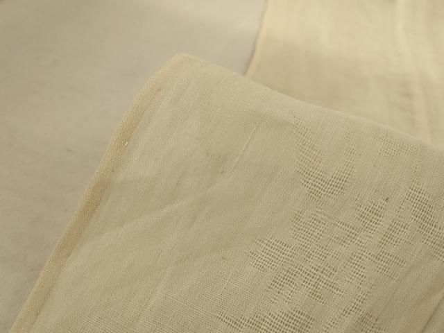 平和屋着物＊夏物 長襦袢 草花紋紗 蜂蜜色 麻 逸品 AABC9915jd 購入