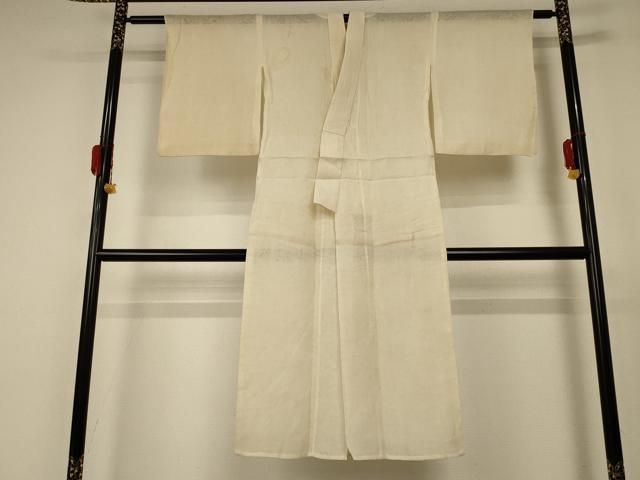 平和屋着物 夏物 長襦袢 草花紋紗 蜂蜜色 麻 jd