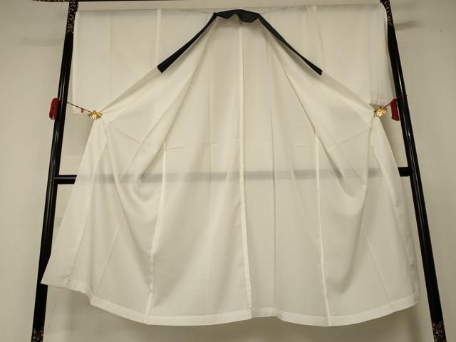 平和屋着物 夏物 長襦袢 絽 白色 洗える着物 jd